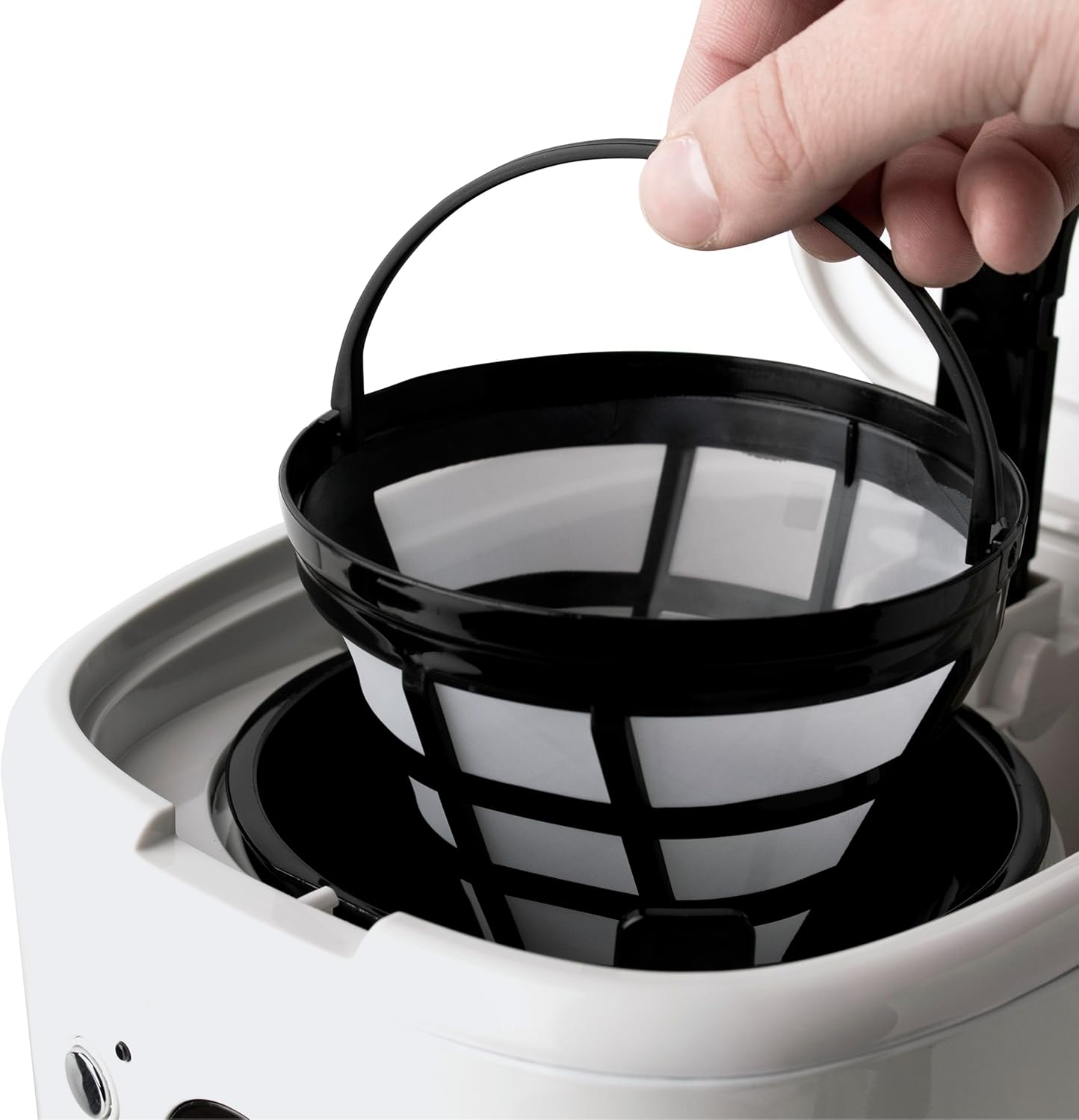 HADEN 12 Cup Programmable Coffee Maker with Brew Strength Control and Heritage Stainless Steel Bread Toaster 2 Slice Wide Slot, White