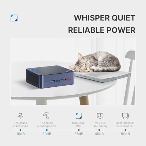 Gaming Mini PC AMD Ryzen 7 5700U, Micro PC 32GB DDR4 RAM 1TB SSD, Mini Desktop Computer Dual LAN 2.5GbE/4K Triple Display/WiFi6E/BT5.2 for Home/Office/Gamer