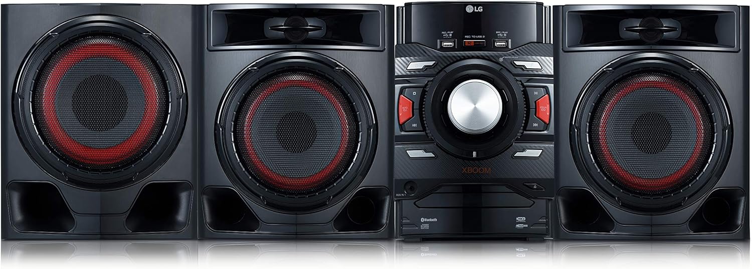 LG CM4590 XBOOM XBOOM Bluetooth Audio System with 700 Watts Total Power,Black