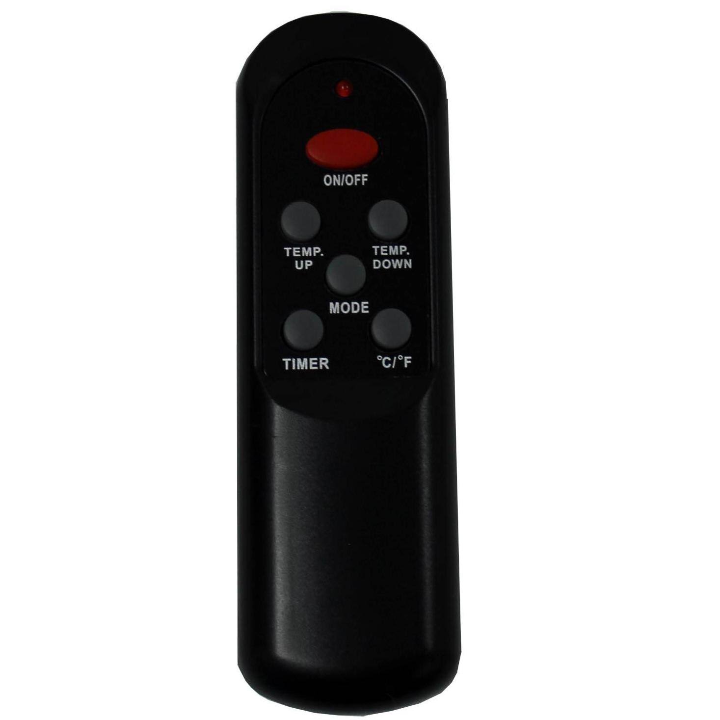 Lifesmart 6 Element 1,500-Watt Portable Electric Infrared Cabinet Heater with Remote