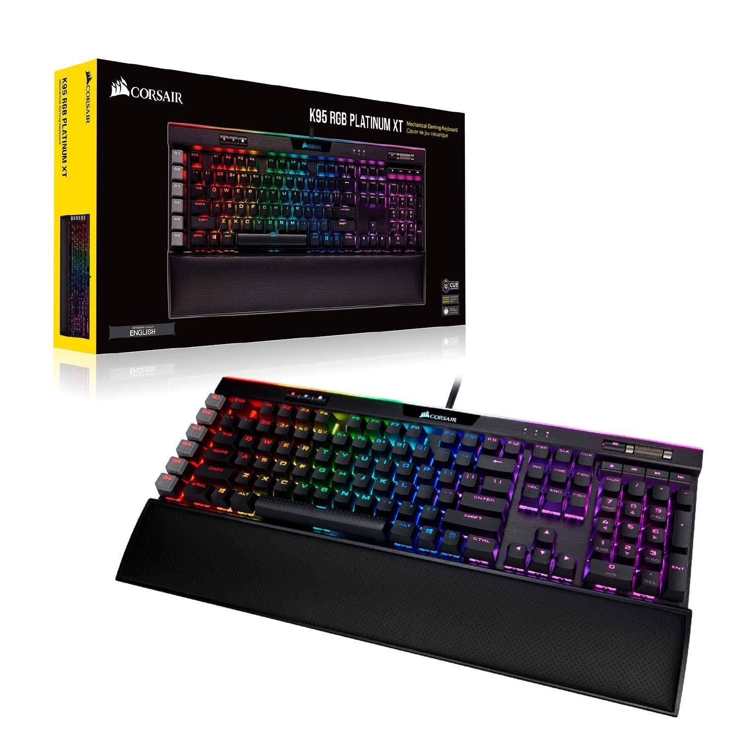 Corsair K95 RGB Platinum XT Mechanical Gaming Keyboard Cherry MX Blue