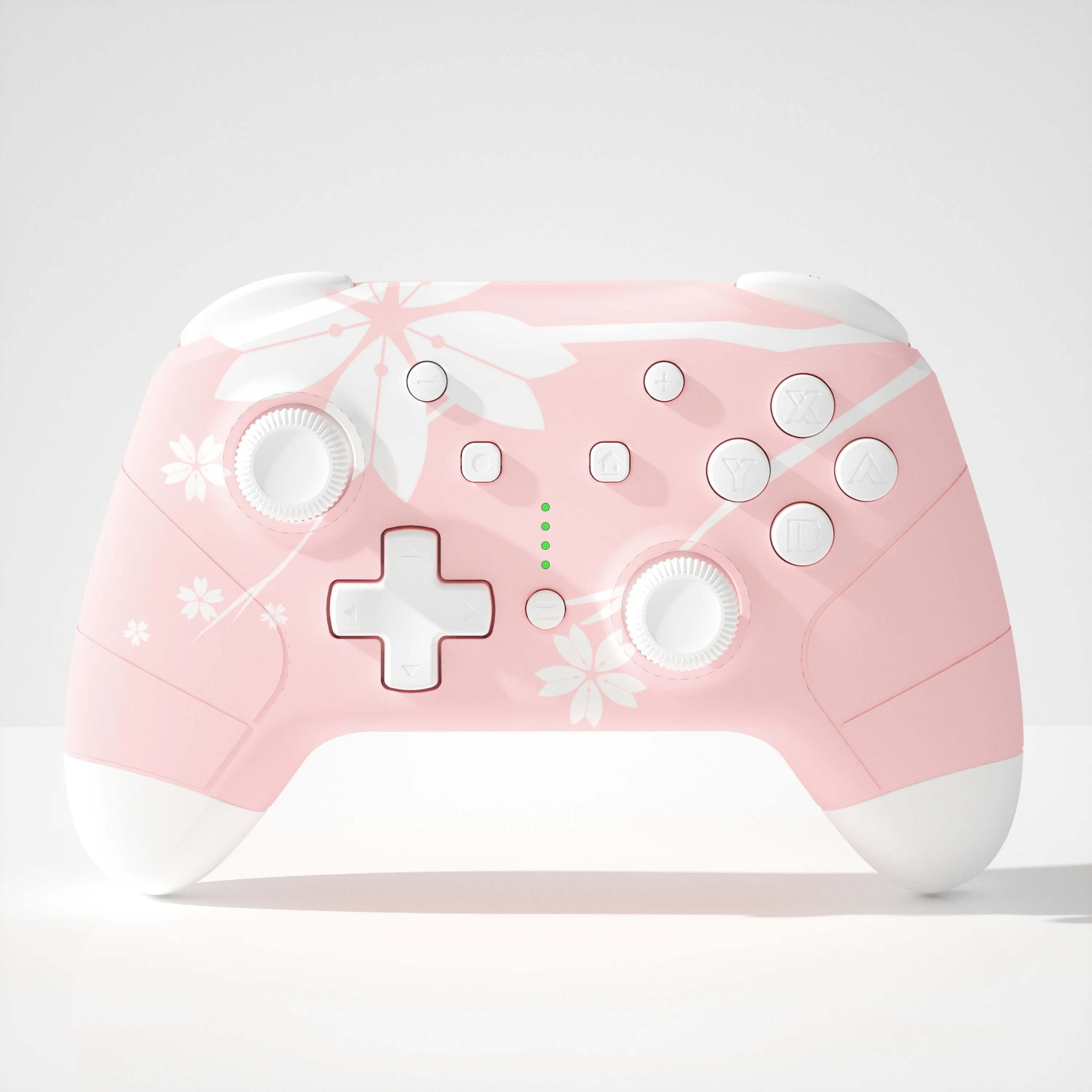 Nintendo Switch OLED Super Smash Bros. Ultimate Bundle: Gray Console, Super Smash Bros. & Membership with Triangle Strategy with Mytrix Wireless Pro Controller Sakura Pink and Accessories