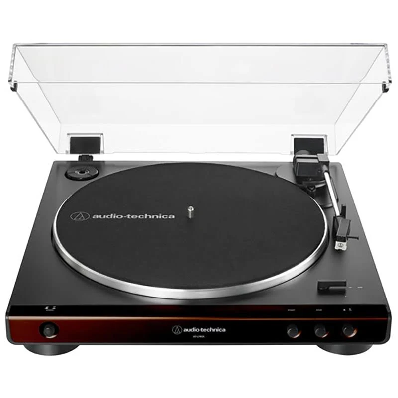 Audio-Technica Fully-Automatic Belt-Drive 2 Speed Stereo Turntable - Matte Black (ATLP60XBW)