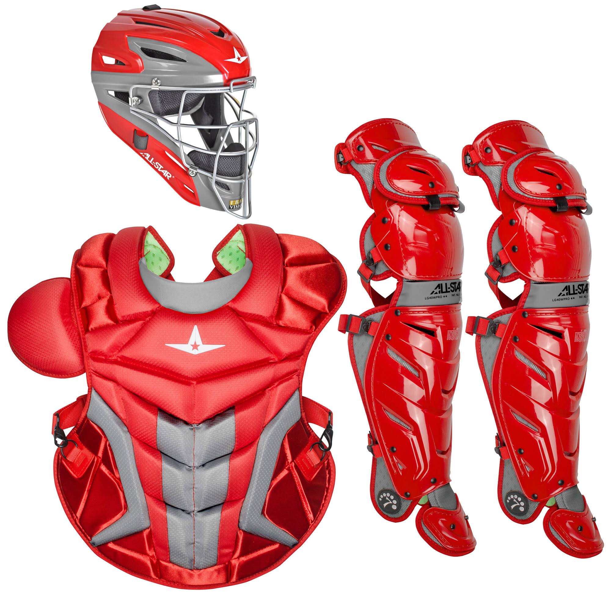 All-Star S7 Axis Adult Pro Catching Kit - Scarlet