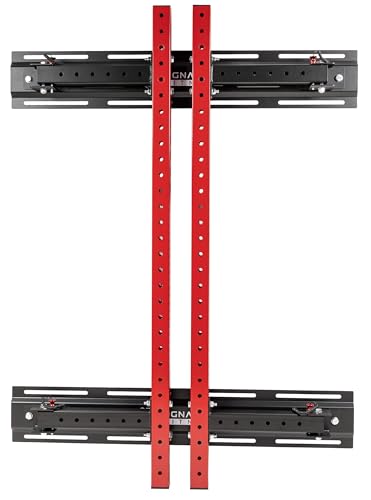 Power Rack Squat Stand, 1000 Pound Capacity 3“ x 3” for Home & Garage Gym with J-Hooks, Multiple Styles