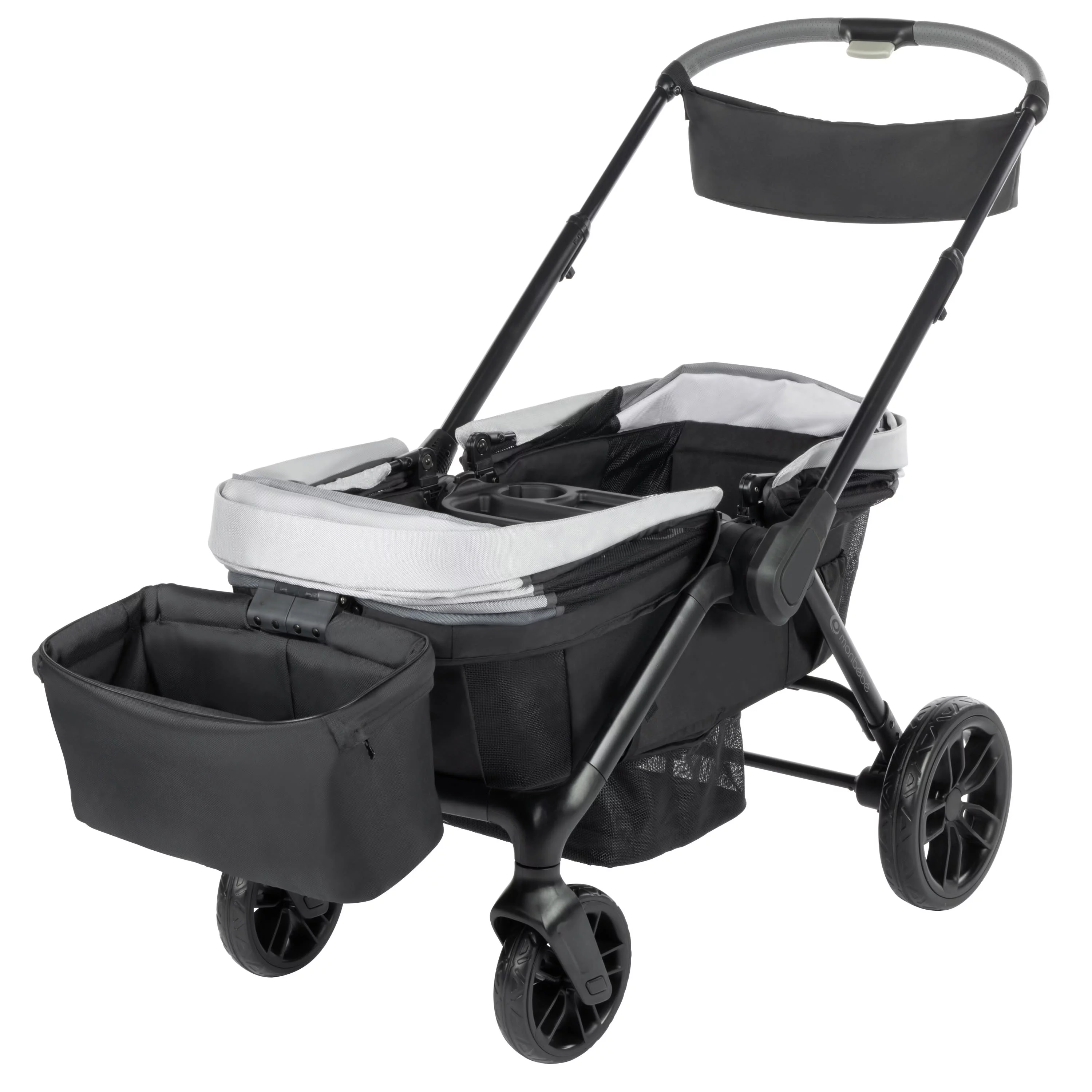 Monbebe Everyday Outings Wagon Stroller, Cobblestone Grey