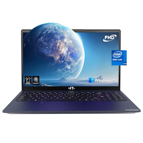 NIMO 15.6 IPS-FHD-Laptop, 16GB RAM 1TB SSD Intel Pentium Quad Core N100, Backlit Keyboard Fingerprint (Beat to i3-1115G4 Up to 3.4GHz) Computer for Student-Home WiFi 6 BT5.2 Win 11