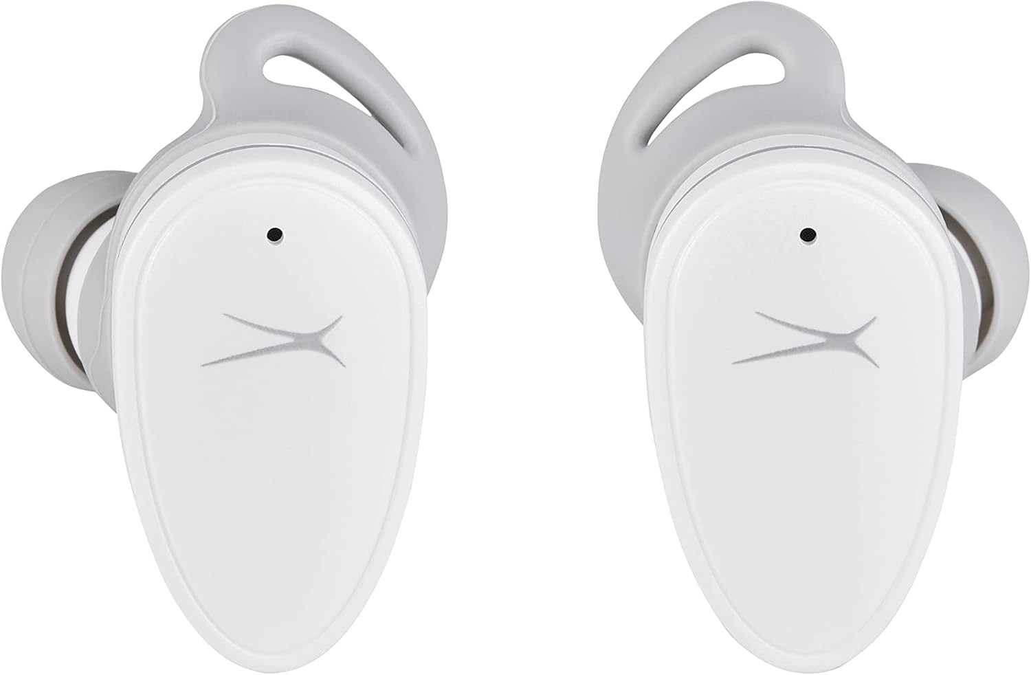 Altec Lansing Noise Cancelling Bluetooth Wireless Earbuds, Mini in Ear Headphones with Microphone, TWS NanoBuds Sweatproof and Water Resistant, 7 Hour Playtime for Sports and Workouts (Charcoal Grey)