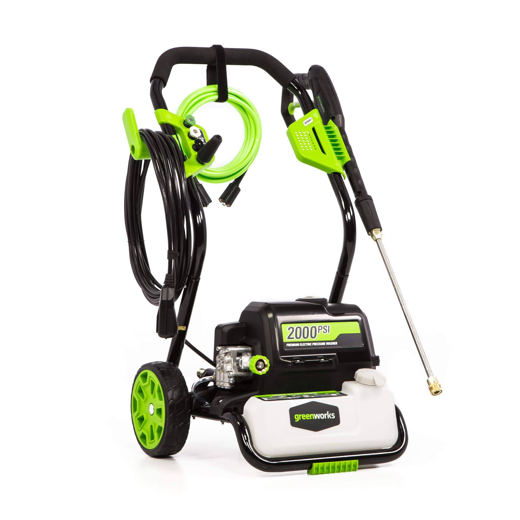Greenworks GPW2000-1 2000 PSI 1.2 GPM Electric Pressure Washer 5104402