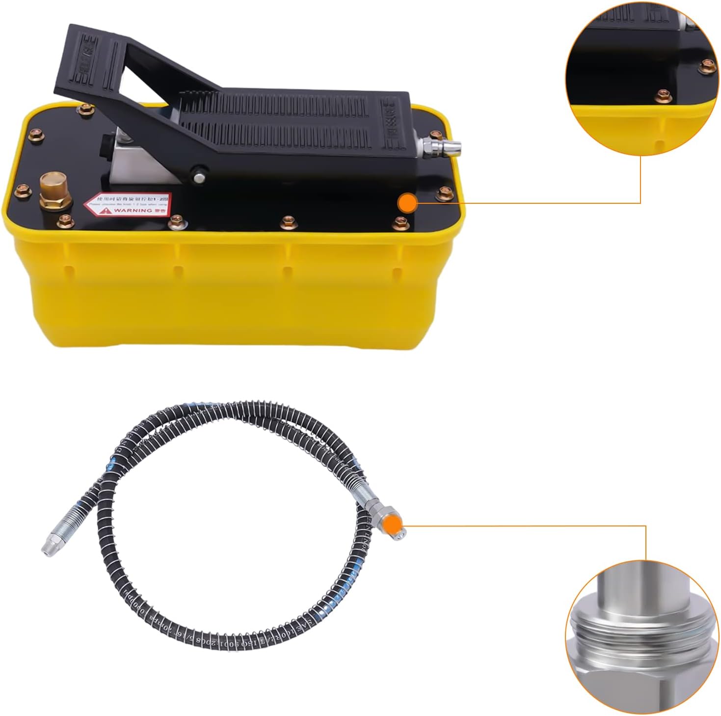 Hydraulic Bead Breaker, 10000LBS Heavy Duty Tire Bead Breakers Tire Changer with Foot Pump, Heavy-Duty Tractor Truck Hydraulic Bead Breaker for Tractors, Trucks Buses Lawn Mowers ATVs