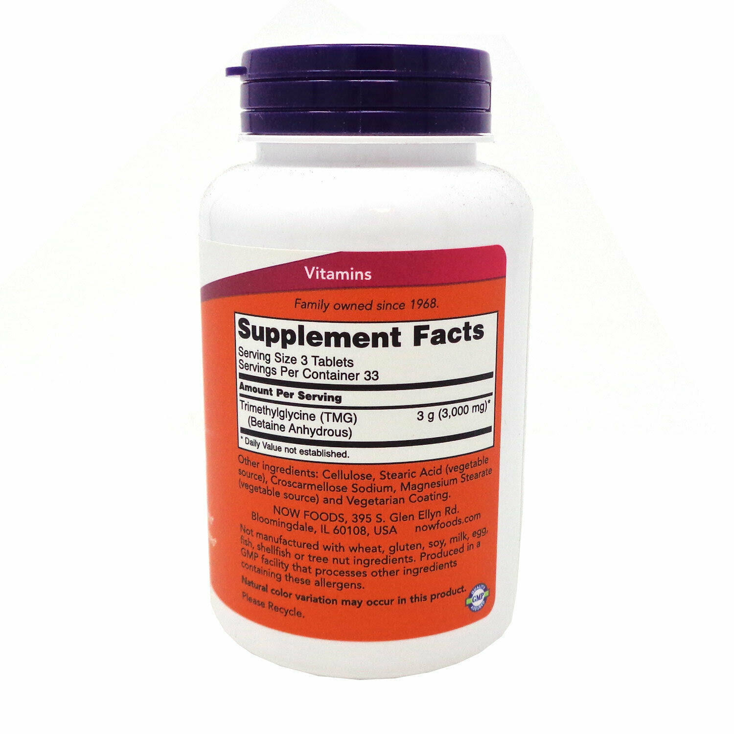 Now Foods Tmg 1000 mg - 100 Tablets