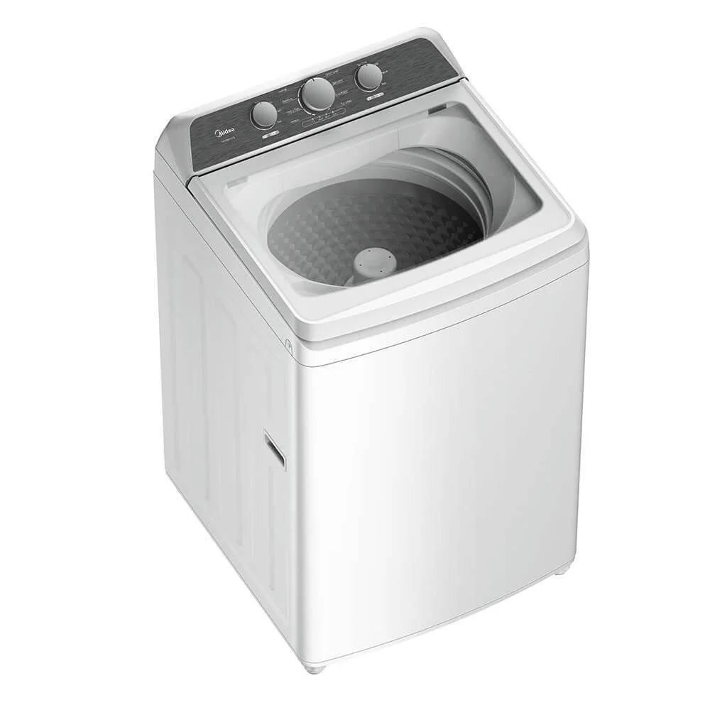 Midea MLTW41A1BWW 4.1 Cf Top Load Washer Agitator Stainless Tub