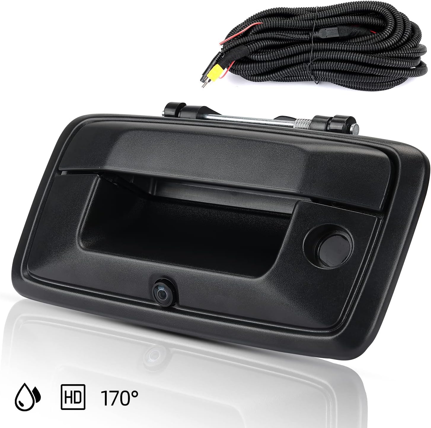 Backup Camera for 2014-2018 Silverado Sierra 1500 2500 3500 Tailgate Handle with Rear Camera Pack of 2