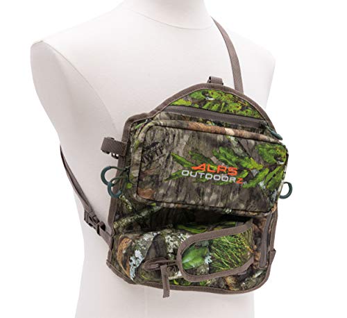 ALPS OutdoorZ Impact Camo Turkey Vest with Removable Flip Down Seat, Game Bag and Plenty of Pockets for Calls and Strikers