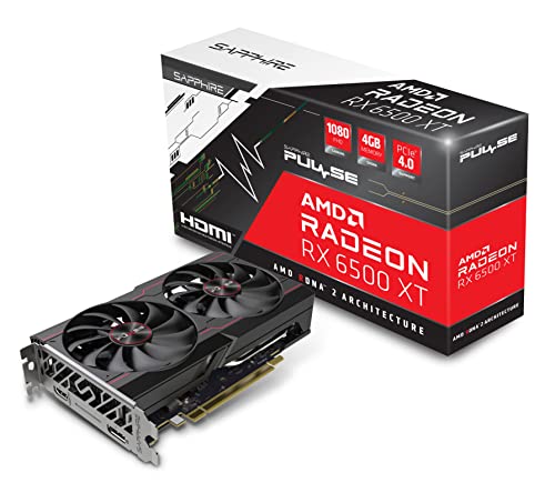 Sapphire Radeon RX 6500 XT Pulse Gaming 4GB GDDR6 PCI-Express Graphics Card
