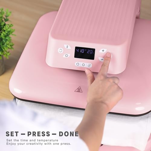 HTVRONT Auto Heat Press Machine for T Shirts - 15x15 Smart T Shirt Press Machine with Auto Release - Professional Heat Press for Sublimation, Vinyl, Heat Transfer Projects