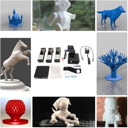 FDM Mini 3D Printer, High Accuracy Improve Spatial Imagination 3D Printer, Quick Assembly Mini 3D Printer for Beginners for Household