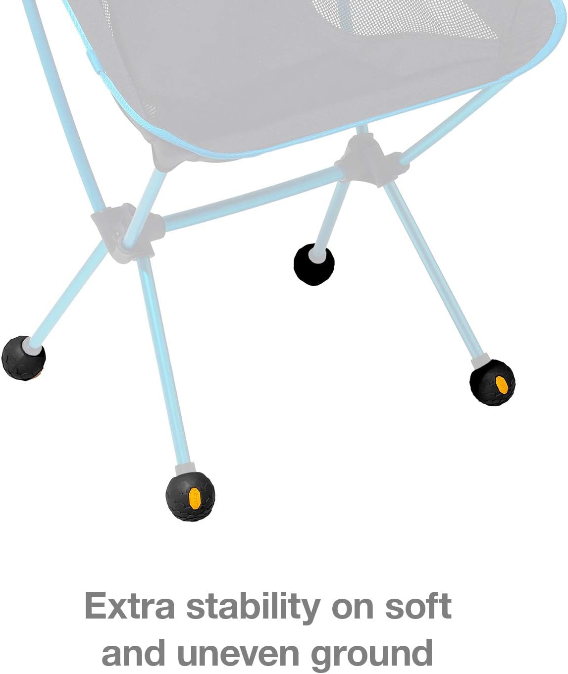 Helinox Chair One and Vibram Ball Feet Set