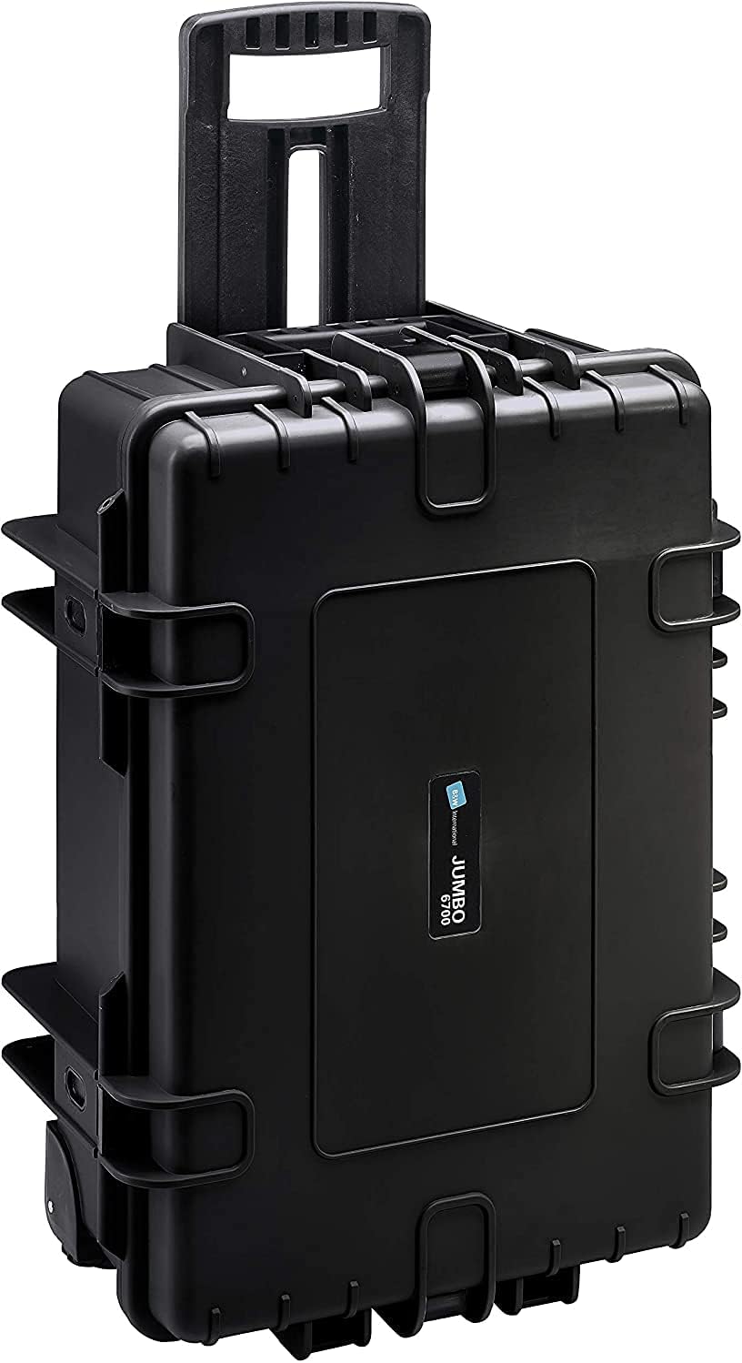 B&W International Jumbo 6700 Outdoor Tool Case with Pocket Tool Boards, Black