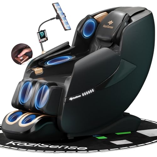 2025 Massage Chair Full Body, Zero Gravity SL-Track Shiatsu Massage Recliner Chair with Heat, AI Control, Body Scan and Calfrest Extension