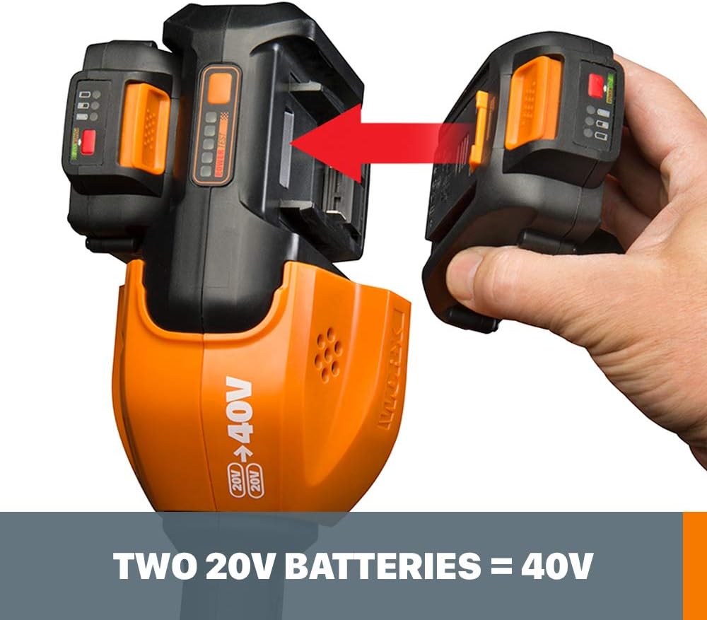 Worx WG184.9 40V Power Share 13" Cordless String Trimmer & Wheeled Edger (Tool Only)
