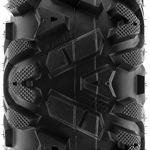 Set of 2 SunF A033 Power.I AT 25x8-12 ATV UTV Off-Road Tires All-Terrain, 6 Ply Tubeless