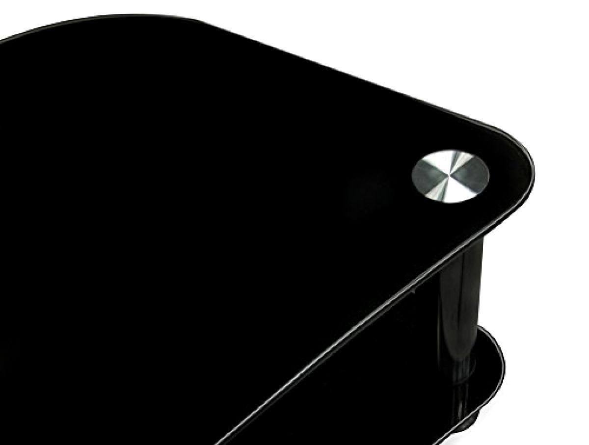 Mount-It! Floor TV Stand with Mount and Glass Shelves - TV Mount Entertainment Center, Fit