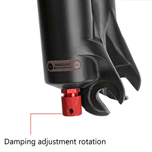 AREOEV Front Suspension Forks,Damping Adjustment Bicycle Shock Absorber Front Fork Air Fork 26/27.5/29in 100mm Travel