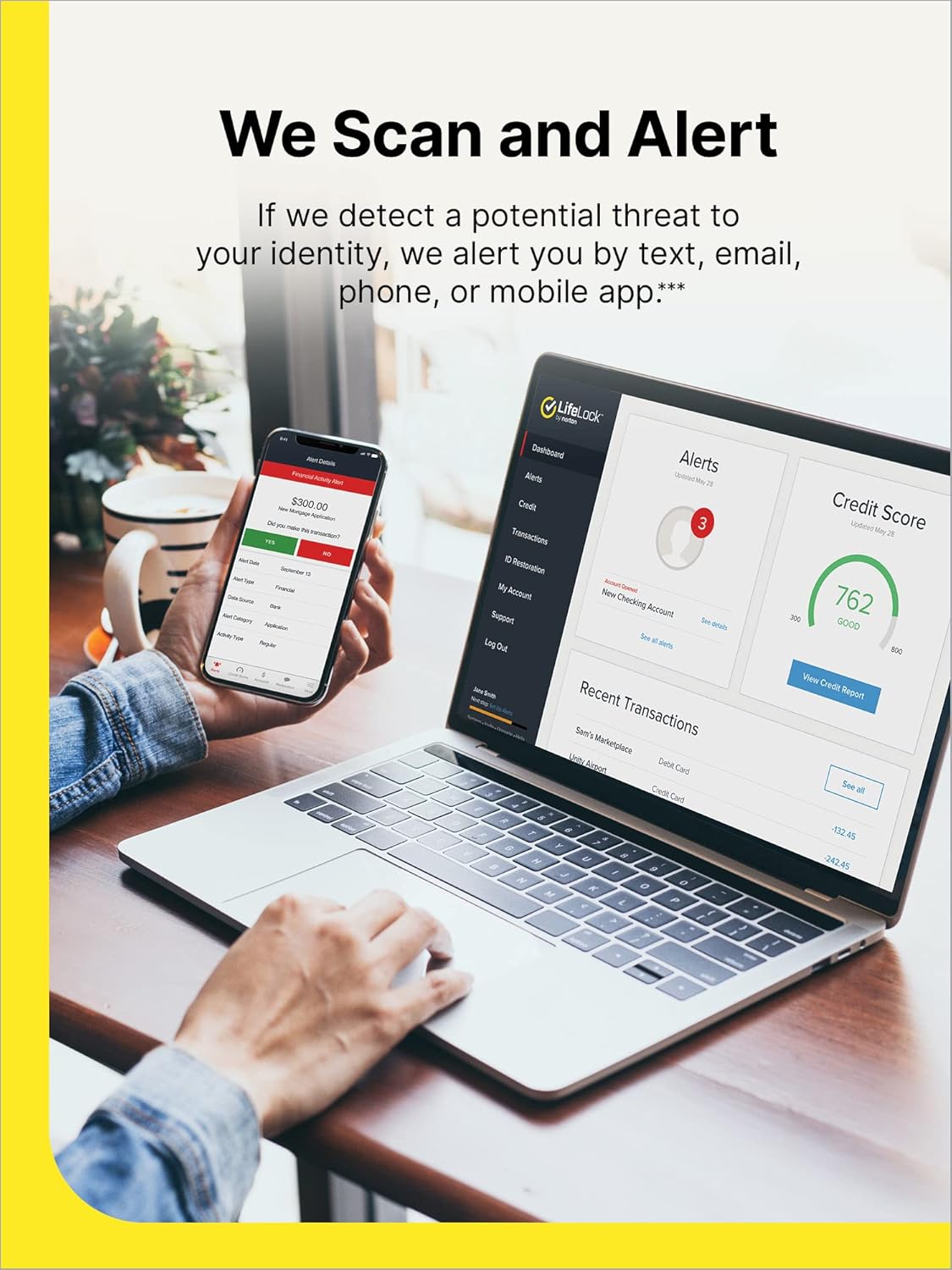 LifeLock Ultimate Plus Identity Theft Protection, Individual Plan, 1 Year Auto-Renewing Subscription [Online Code]