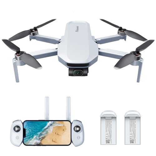 Potensic ATOM 3-Axis Gimbal 4K GPS Drone, Under 249g, 96 Mins Flight, Max 6KM Transmission, Visual Tracking, 4K/30FPS QuickShots, Lightweight for Adults and Beginners, Fly More Combo