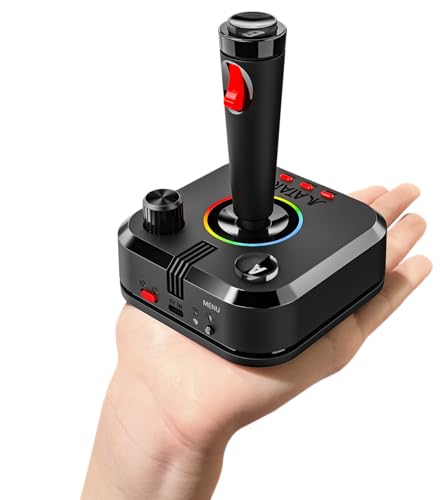 My Arcade Atari Game Station Pro: Video Game Console with 200+ Games, Wireless Joysticks, RGB LED Lights, Atari 2600/5200/7800 and More