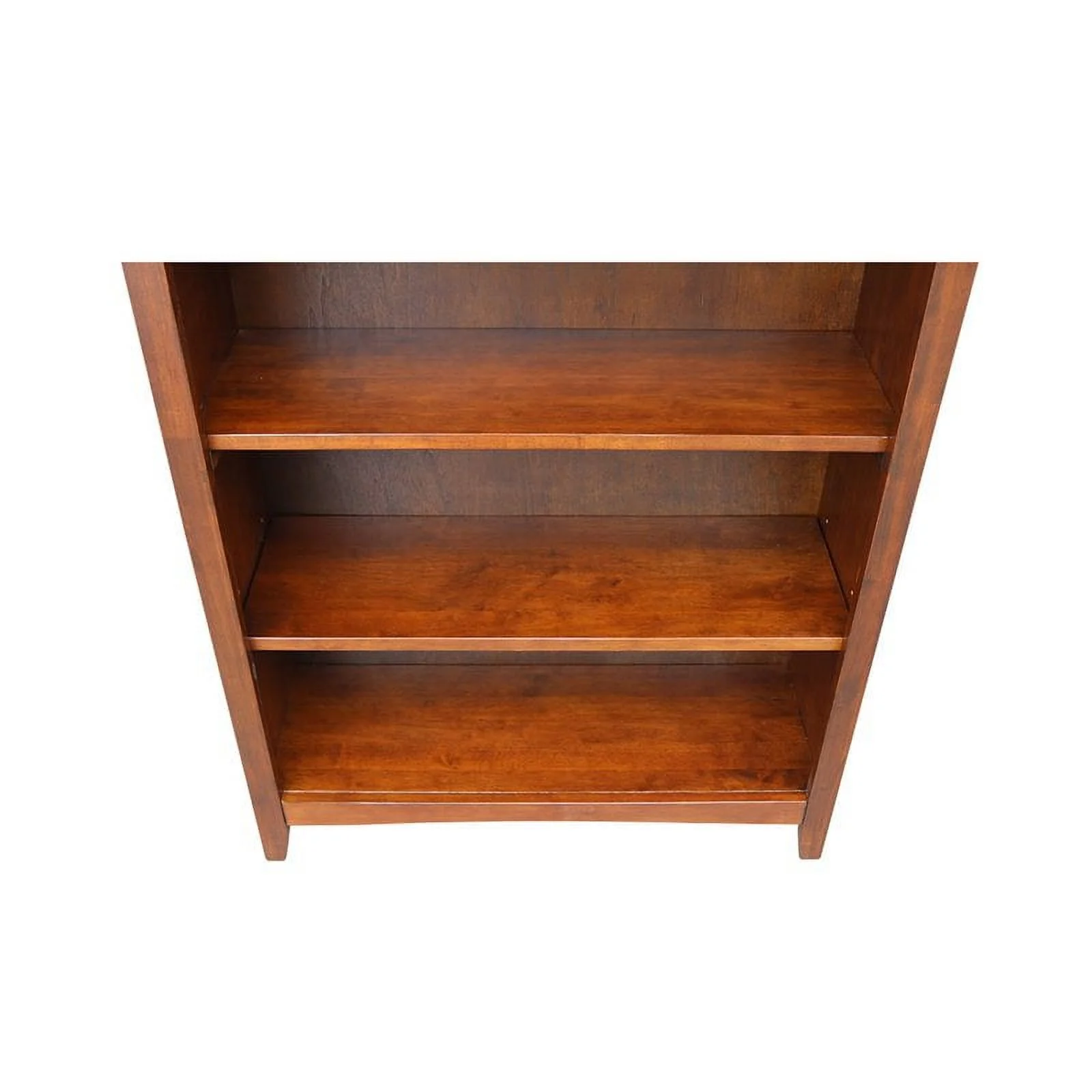 International Concepts Solid Wood Shaker Bookcase, 60 in H