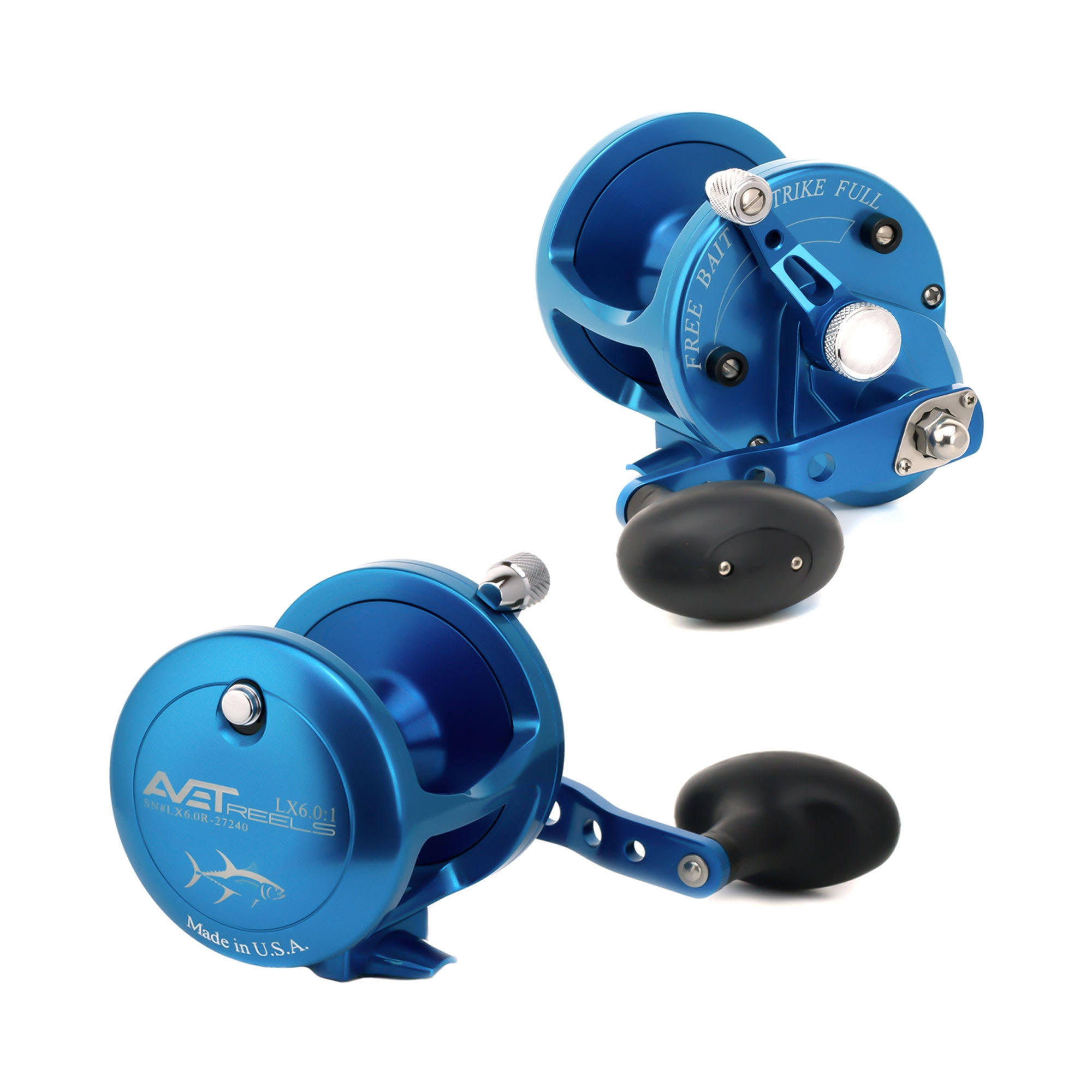 Avet 2 Speed 6/3 Conventional Reel - Silver
