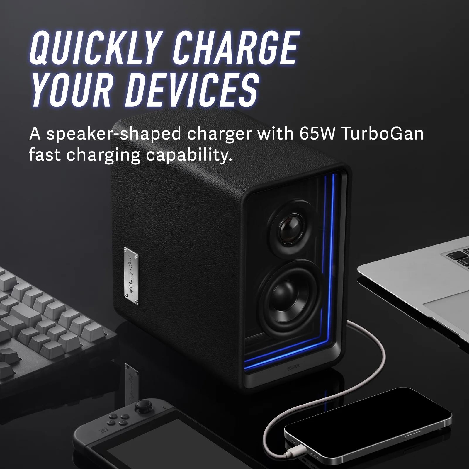 Edifier QR65 Active Monitor Speakers (Black)