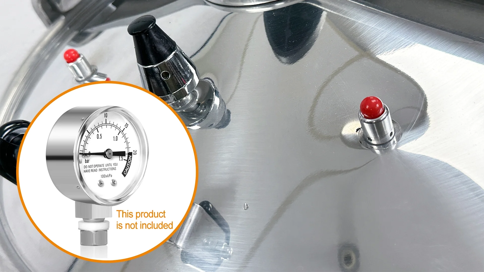 100 QT  Aluminum Commercial Largest Size Pressure Cooker