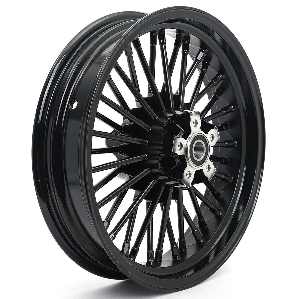 16x3.5 Fat Spoke Wheels Rims Set for Harley Softail Heritage Fatboy Deluxe Deuce FLSTC FLSTF FLSTN