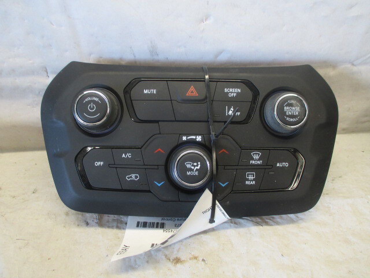 Pre-Owned 2021 2022 Jeep Renegade Radio Control Panel OEM - Verify Specific Vehicle Fitment In Description - (Good)