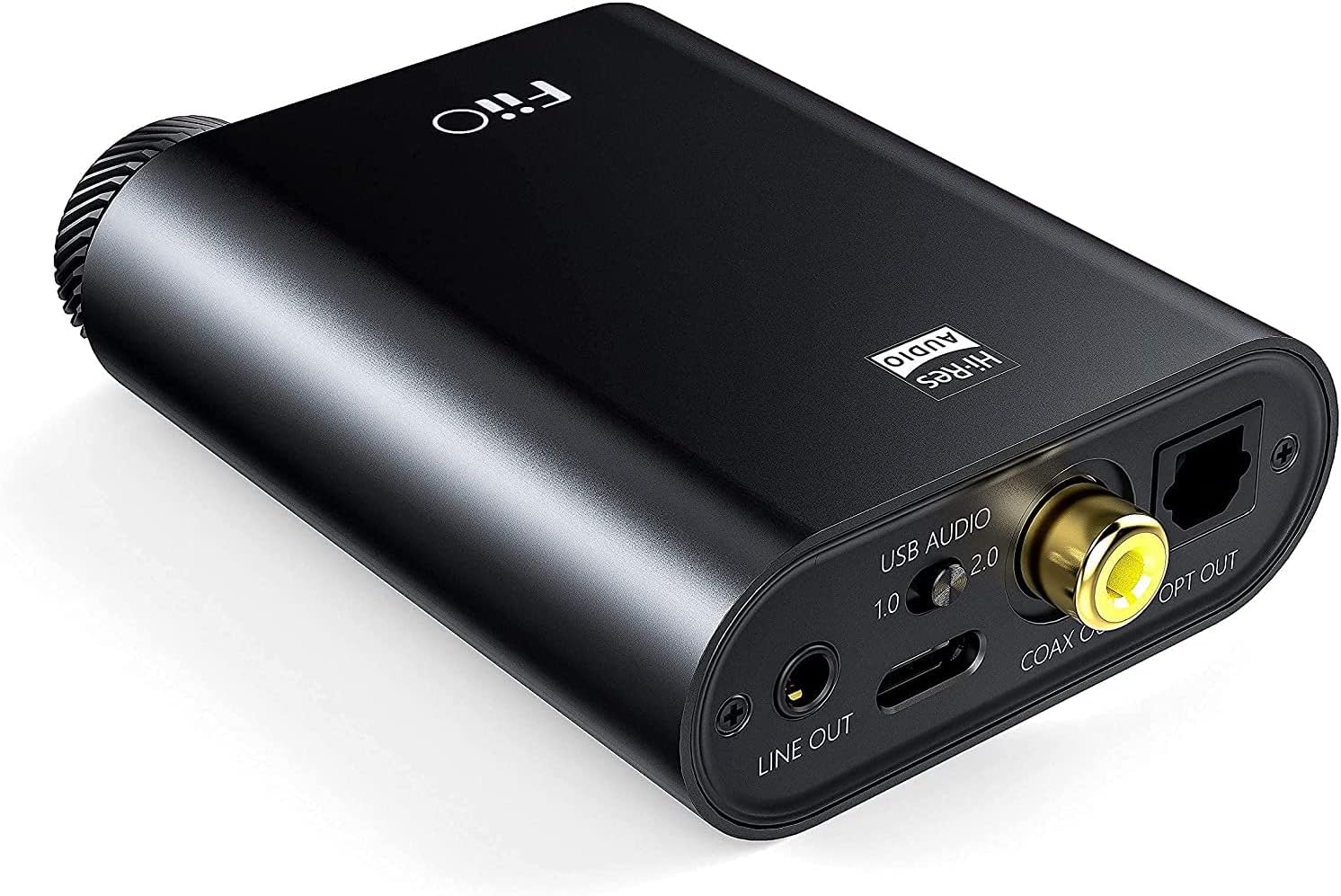 FiiO New K3 Headphone Amplifier High Resolution 384kHz/32bit PCM DSD256 USB-C DAC for Home and Computer Coaxial and Optical Digital Outs
