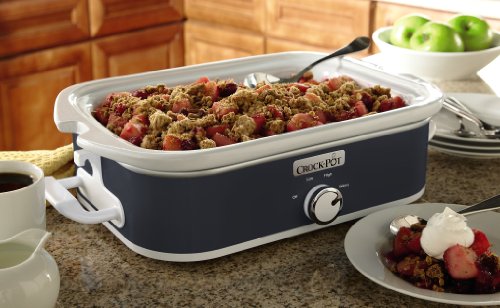 Crock-Pot Small 3.5 Quart Casserole Manual Slow Cooker and 7 Quart Oval Manual Slow Cooker