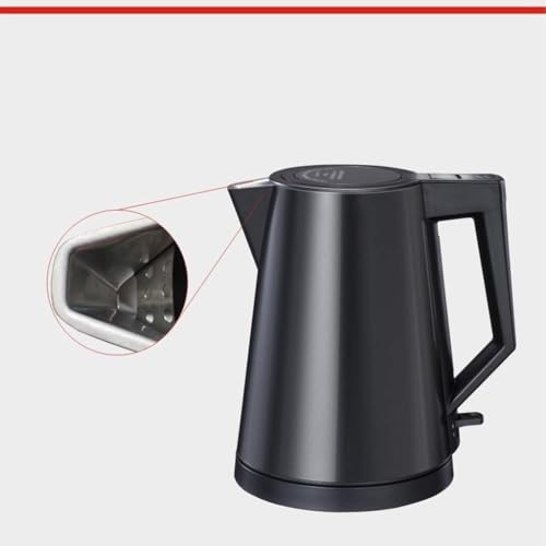 Electric Kettle Cordless Tea Kettle,Fast Boil,Auto Shut Off and Boil Dry Protection Tech Power Off Large Capacity 1000W Anti-scalding Insulation Integrated Stainless Steel 1.2L (Color : Gold)