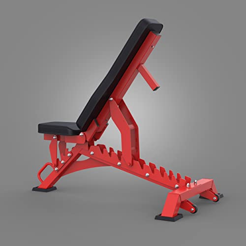 Major Fitness Weight Bench,1300 LBS Capacity Bench Press and 32 Adjustable Positions Strength Training Bench for Garage and Home Gym Workouts, Weight Lifting, and Bench Press