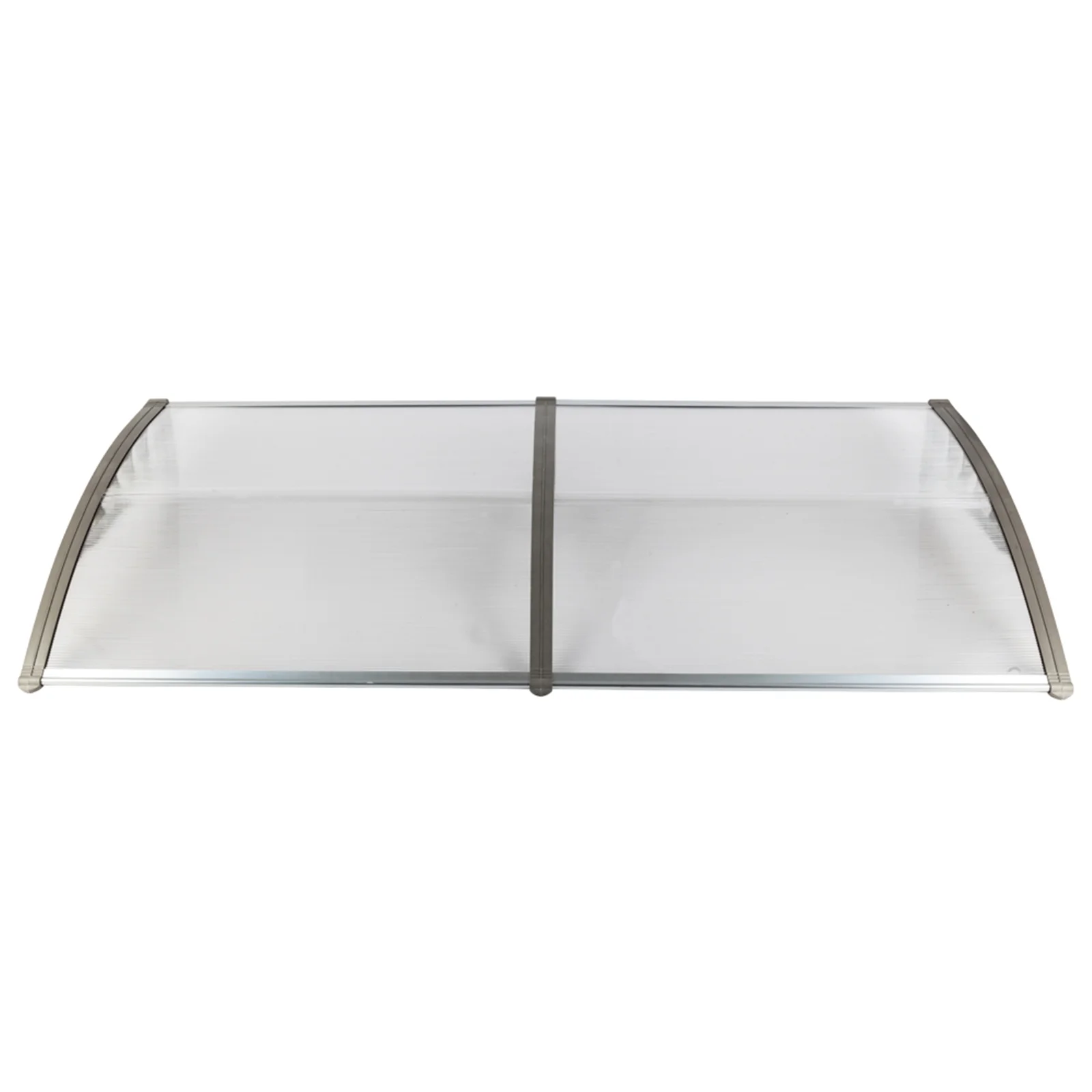 Eaves Canopy, 80 x 40'' Door & Window Rain Cover Household Application Eaves Brown Board & Black Holder