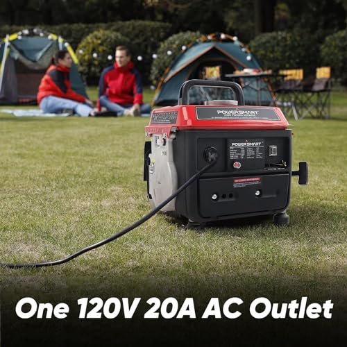 PowerSmart 1500-Watt Gas Powered Portable Inverter Generator, Super Quiet, Ultra-Light Small Generator for Camping Outdoor, Parallel Capable, CARB Compliant