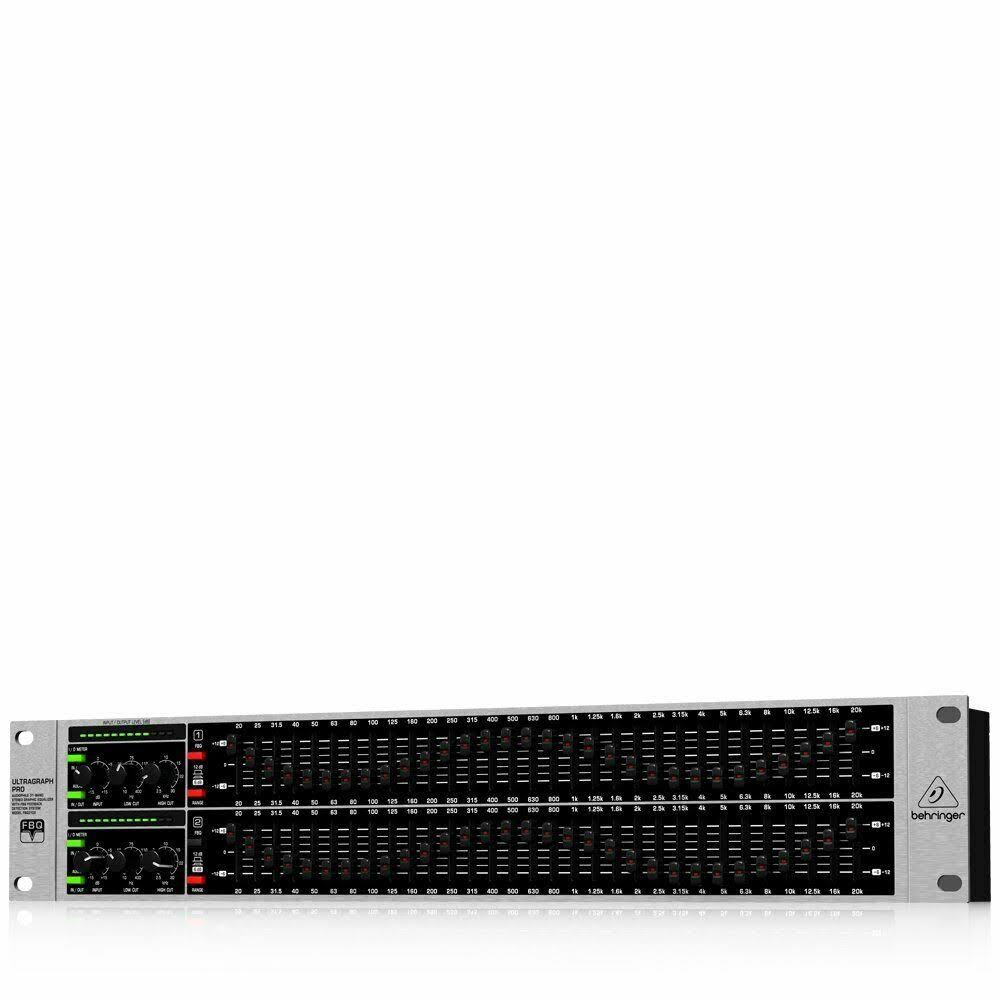 Behringer FBQ3102 Ultragraph Pro 31-Band Stereo Graphic Equalizer with FBQ