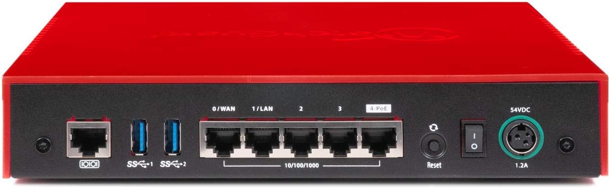 WatchGuard Firebox T40 Security Appliance Plus 1YR Basic Security Suite with Rackmount Kit (WGT40031-WW+RM-WG-T6)