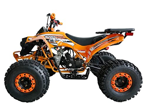HHH Youth and Adult 125cc ATV Vitacci Outlander Fully Automatic with Reverse Double Headlights Led Gas 4 Wheeler ATVs Quads Big 19/18 inch Tires (Green) - Extra Large