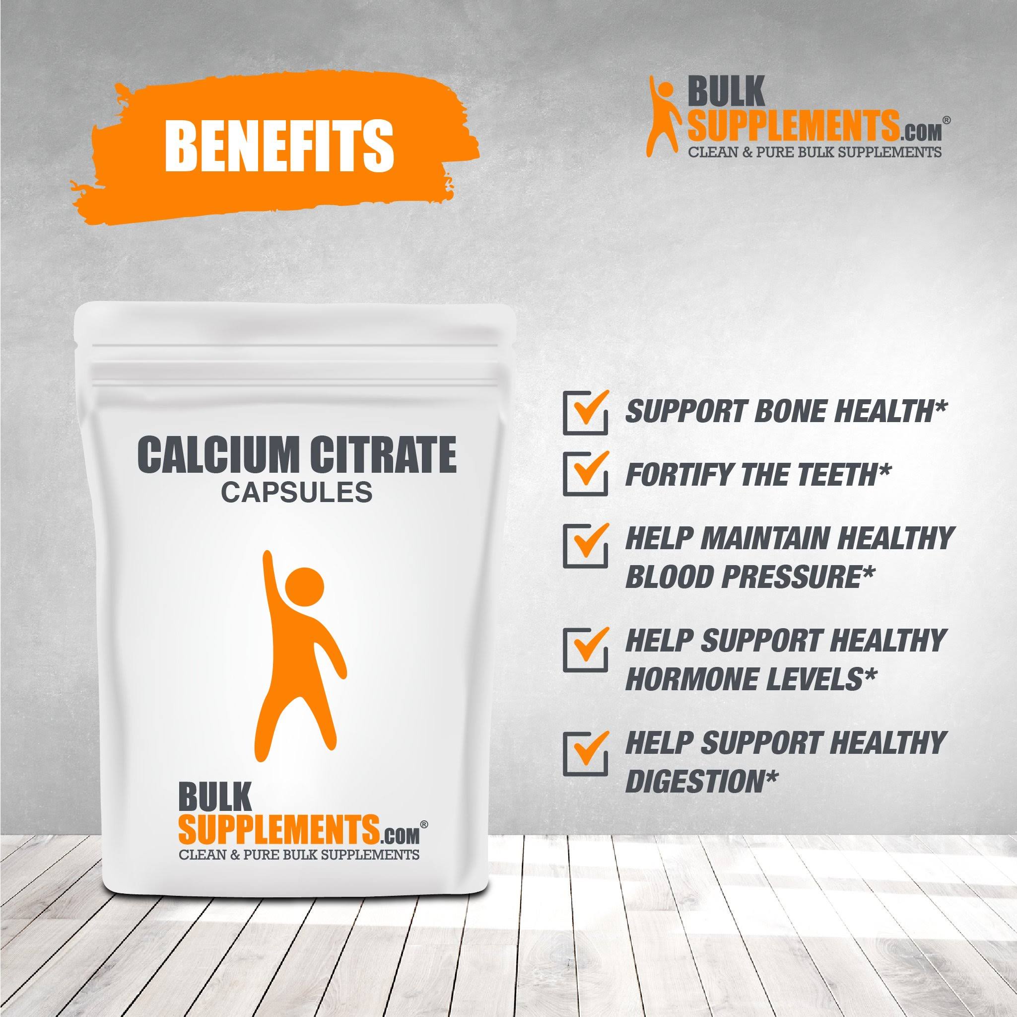 Bulksupplements Pure Calcium Citrate Powder (5 Kilograms)