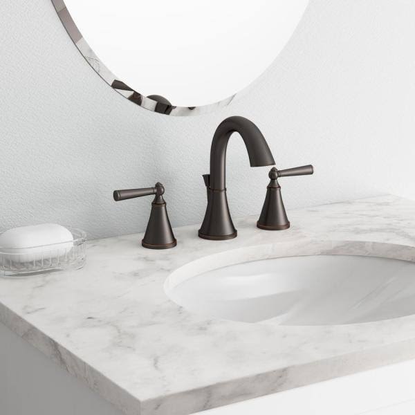 Pfister GT49-GL0Y Saxton 8 in. Widespread 2-Handle Bathroom Faucet in Tuscan Bronze