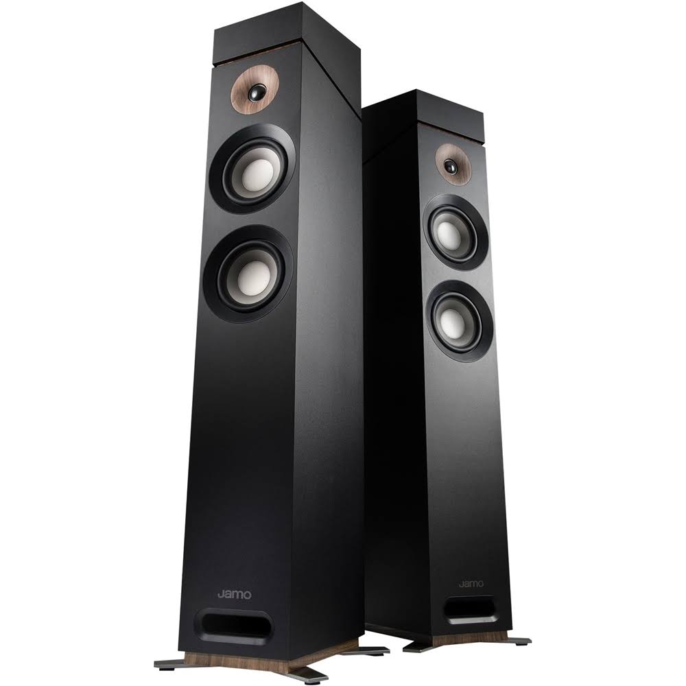 Jamo S 807 Floorstanding Speaker Pair (Black)