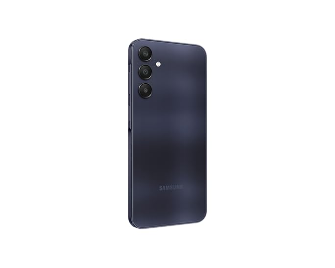 Samsung Galaxy A25 5G A256E 128GB Dual-SIM GSM Unlocked Android Smartphone (Latin Variant/US Compatible LTE) - Blue Black